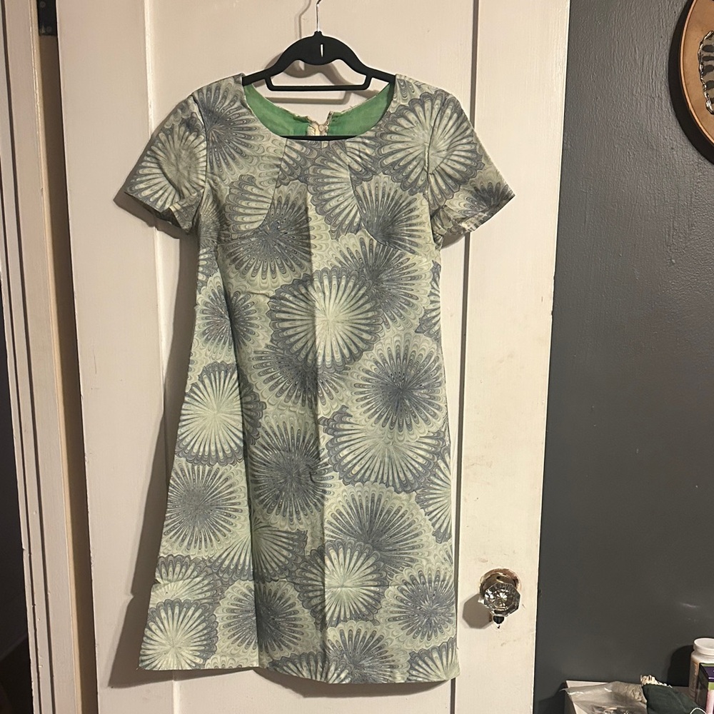 Floral Patterned Short Sleeve Dress